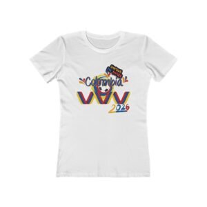 Colorful Colombia 2026 Women's Casual T-Shirt, Travel Shirt, Perfect for Her