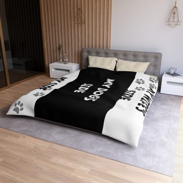 Personalized Microfiber Duvet Cover Cozy Home Decor for Pet Lovers