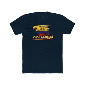 Colombian Unisex Cotton Crew Tee, Travel Wear, Gift for Him/Her, Summer Outfit