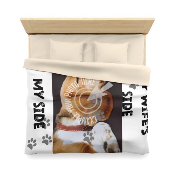 Copy of Personalized Dog & Family Microfiber Duvet Cover Cozy Home Decor for Pet Lovers