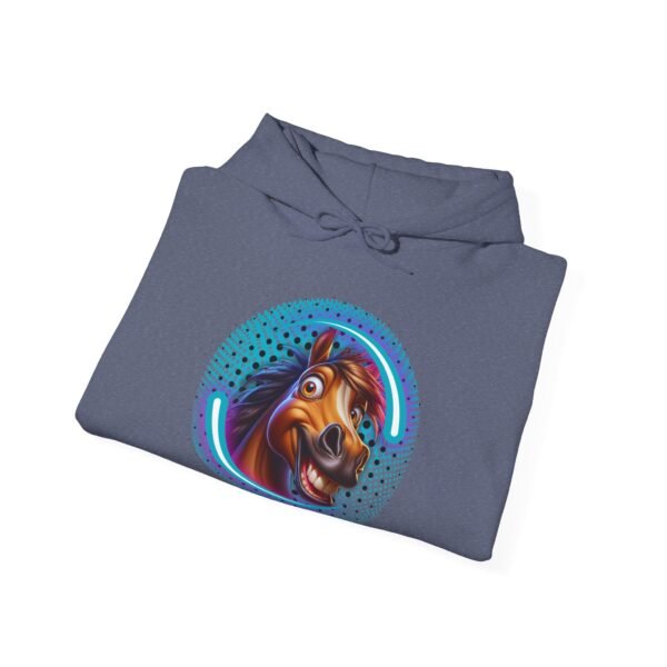 Funny Horse Graphic Hoodie, Cozy Unisex Sweatshirt