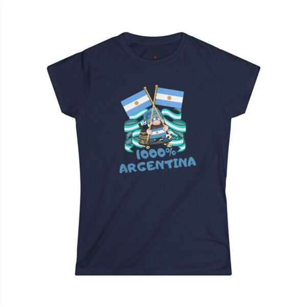 1000% Argentina Women's Softstyle Tee, Casual Women's Shirt
