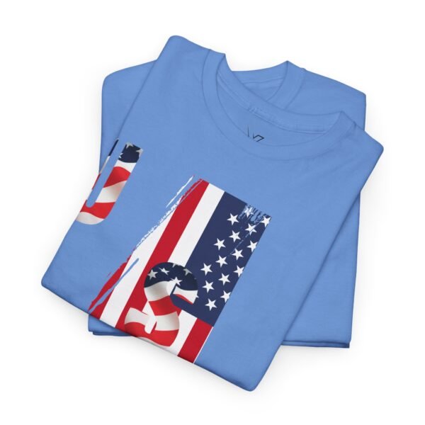 Unisex Heavy Cotton Patriotic T-Shirt for Independence Day, Memorial Day