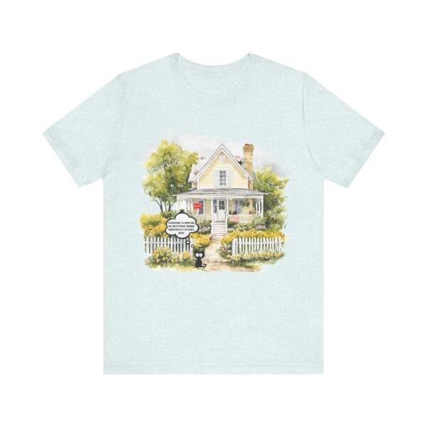 Unisex Jersey Short Sleeve Tee - Perfect for Home Lovers, Charming Cottage Graphic Tee