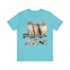 Personalized Unisex Jersey Short Sleeve Shirt, photos without background