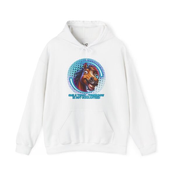Funny Horse Graphic Hoodie, Cozy Unisex Sweatshirt