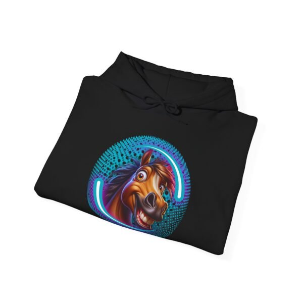 Funny Horse Graphic Hoodie, Cozy Unisex Sweatshirt