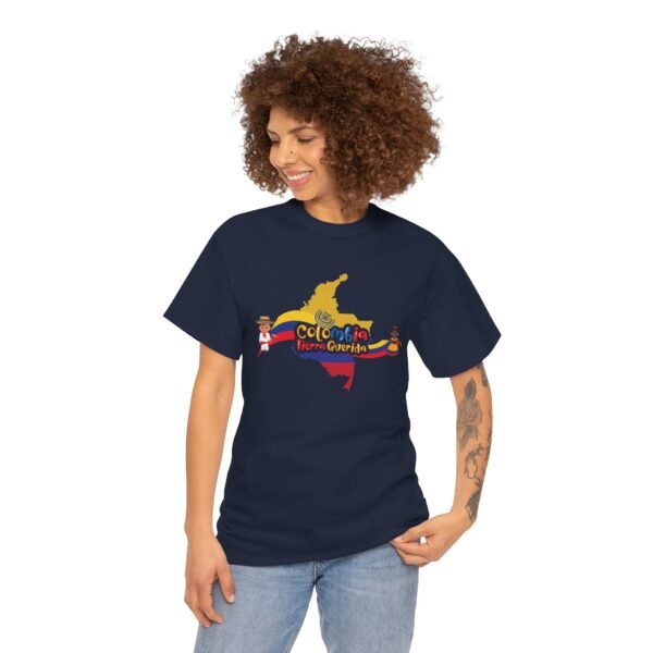 Colombia Themed Unisex Heavy Cotton Tee