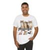 Personalized Unisex Jersey Short Sleeve Shirt, photos without background