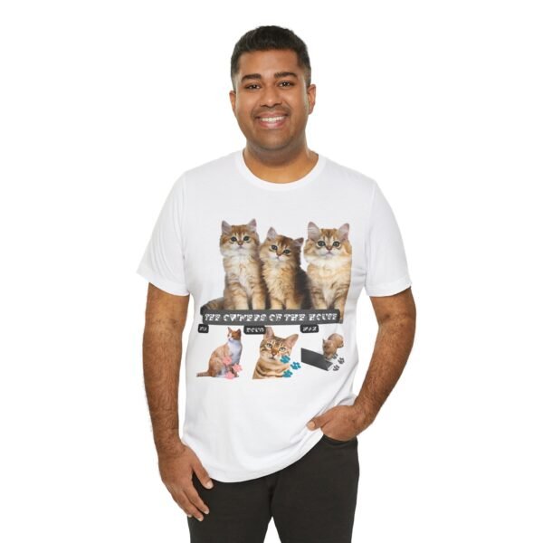 Personalized Unisex Jersey Short Sleeve Shirt, photos without background