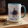 Personalized Musical Accent Coffee Mug Musical Coffee Mug - Perfect Gift for Music Lovers, With Inspirational Quote