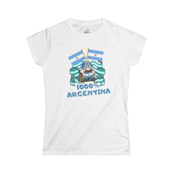 1000% Argentina Women's Softstyle Tee, Casual Women's Shirt