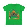 Women's India Design T-Shirt, Travel Souvenir Top, Summer Casual Wear, Cultural Graphic Tee,