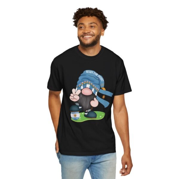 8658185158077600072_2048.jpeg Playful Gnome T-shirt Ready for Fun, Casual Tee, Gift for Friends