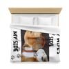 Personalized Dog Microfiber Duvet Cover Cozy Home Decor for Pet Lovers