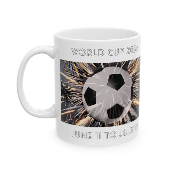 World Cup 2026 Ceramic Mug, Soccer Fan Gift, Coffee Cup, Sports Memorabilia