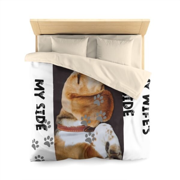 Personalized Dog Microfiber Duvet Cover Cozy Home Decor for Pet Lovers