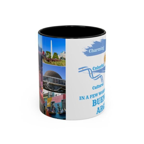 Buenos Aires Accent Coffee Mug  Charming, Colorful Design