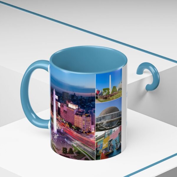 Buenos Aires Accent Coffee Mug  Charming, Colorful Design