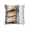 Personalized Cat Lover Spun Polyester Square Pillowcase for Home