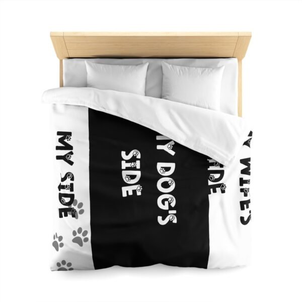Personalized Microfiber Duvet Cover Cozy Home Decor for Pet Lovers