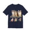 Personalized Unisex Jersey Short Sleeve Shirt, photos without background