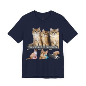 Personalized Unisex Jersey Short Sleeve Shirt, photos without background