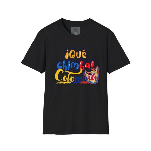97415651823040307_2048-1.jpeg ¡Qué Chimba! Unisex T-Shirt - Celebrate Colombia with Vibrant Style