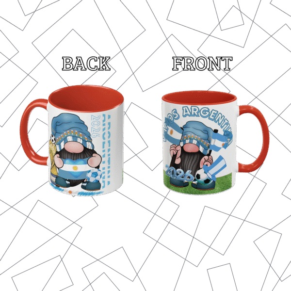 Argentina Fan Mug Vamos Argentina 2026 With Two Different Designs