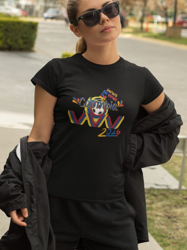 Colorful Colombia 2026 Women's Casual T-Shirt, Travel Shirt, Perfect for Her