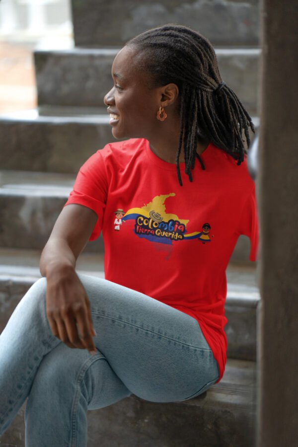 Colombia Themed Unisex Heavy Cotton Tee