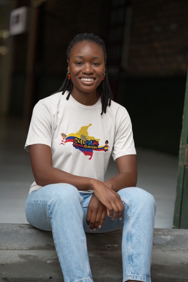 Colombia Themed Unisex Heavy Cotton Tee