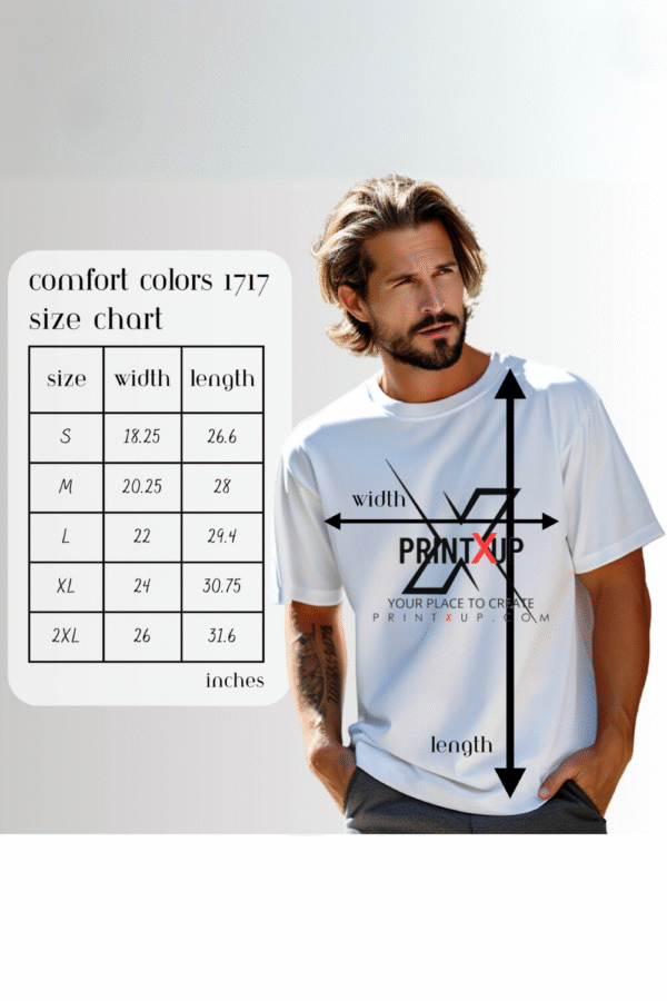 confort color 1717 chart (1) Playful Gnome T-shirt Ready for Fun, Casual Tee, Gift for Friends