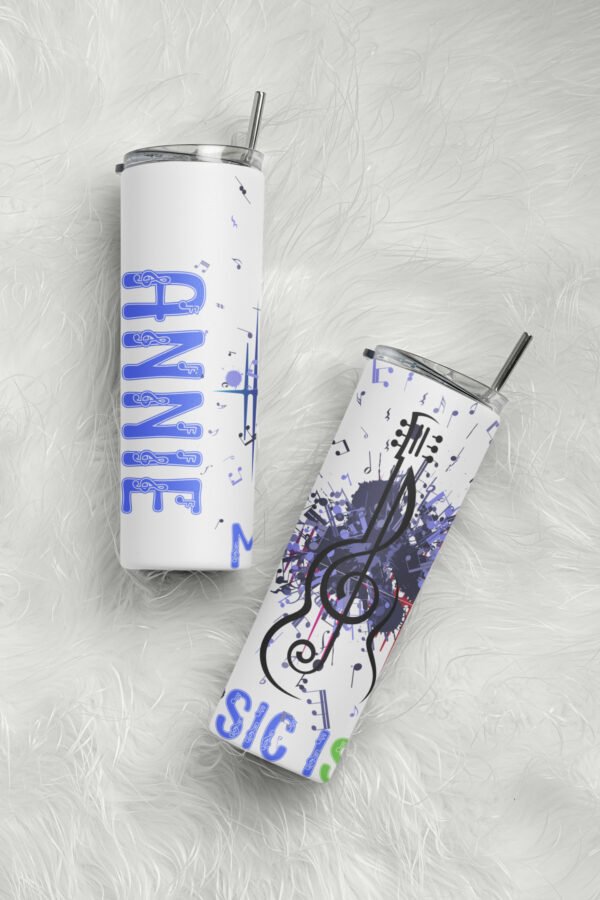 Music 20 oz Personalized Tumbler