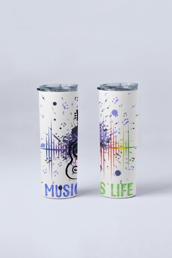 Music 20 oz Personalized Tumbler
