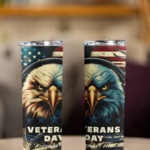 Veterans Day 20 oz Stainless Steel Tumbler