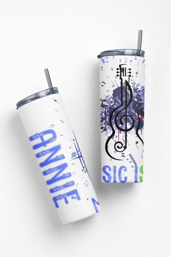 Music 20 oz Personalized Tumbler