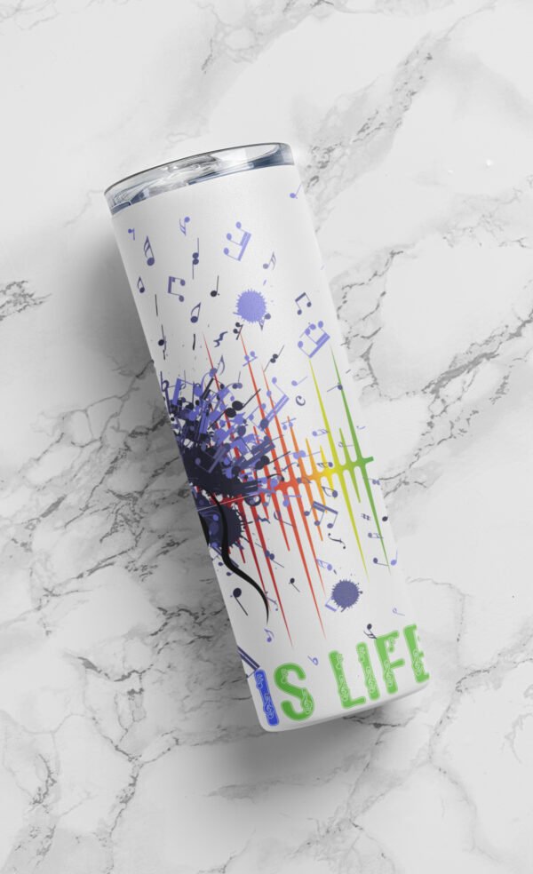 Music 20 oz Personalized Tumbler