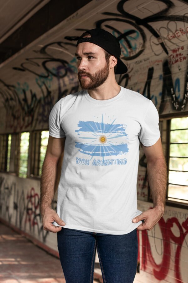Argentina Pride Men's Tee 100% Argentino