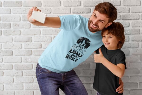 Best Dad in the World T-Shirt Father's Day Tee
