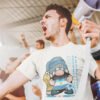 t-shirt-mockup-of-a-man-watching-a-soccer-match-holding-a-megaphone-43810-r-el2 Argentina Soccer Fan, Unisex Cotton Shirt for Game Day