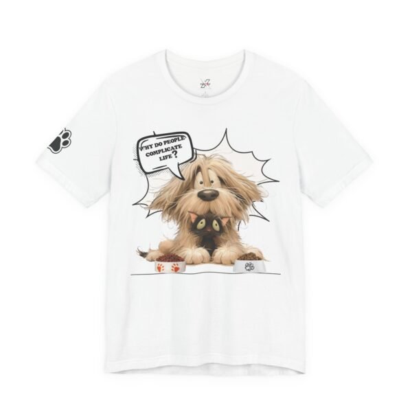 Cute Pet-Themed Unisex Jersey Tee Design