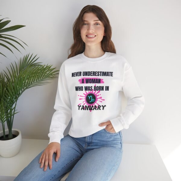 Personalized Woman Zodiac Sweatshirt, Birthday Gift, Inspirational Gift