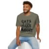 Cats Wine Make Everything Alright T-Shirt, Cat Lover Gift, Wine Enthusiast Shirt, Funny Tee, Gift for Her