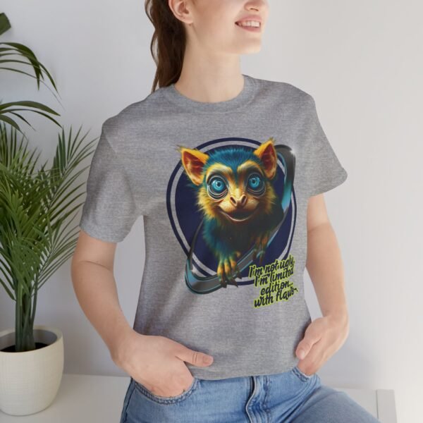 Fun Unisex Jersey Short Sleeve T-Shirt with Whimsical Creature Design, Casual Tee, Birthday Present