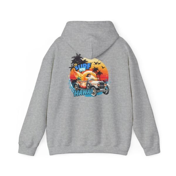 Surfing in Hawaii Hoodie, Beach Vibes Sweatshirt, Unisex Casual Wear, Summer Gift, Vacation Essentials