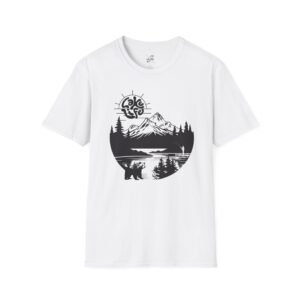 Nature-Inspired Graphic Tee- Adventure Awaits, Casual Unisex, Nature Lover Gift, Outdoor T-Shirt