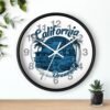 California Dreamin' Wall Clock - Coastal Decor, Home Office, Nautical Vibes, Gift for Beach Lovers, Unique Timepiece
