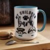 Personalized Dog Lover's Accent Coffee Mug with Cute Pup Design, Pet Owner Gift, Birthday Gift for Dog Moms, Dog Dad Coffee Cup