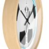 Soccer Wall Clock, Sports Decor, Argentina Fan Gift, Home Office Timepiece, Soccer Decor, Unique Wall Art